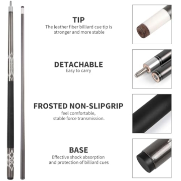 Kmise 58-Inch Pool Stick for Billiard Enthusiasts and Professionals