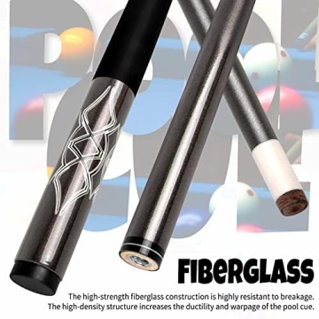 Kmise 58-Inch Pool Stick for Billiard Enthusiasts and Professionals