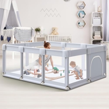 Ultimate Safety and Space: Baby Playpen 74x50 for All Ages