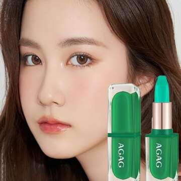 Aloe Vera Lipstick Lip Balm, Magic Temperature Colour Changing Lipstick Long-Lasting Nutritious Lips Moisturizer Jelly Lip Makeup, 1 Count