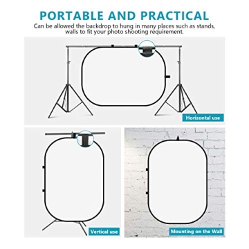 Neewer 150x200 cm 2-in-1 Pop-Up Green Screen Backdrop