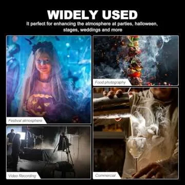 handheld fog machine,Outdoor Remote Control Smoke Machine,Indoor Portable Fog Machine For Photography, Father's Day Halloween Party