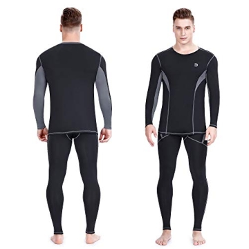 DIKAMEN Men's Thermal Underwear for Ultimate Warmth