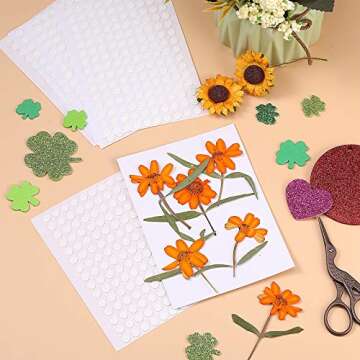 Zonon Double Sided Adhesive Dots for Crafting and Office Use