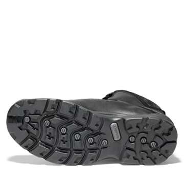 Timberland Men's White Ledge Mid Waterproof Hiking Boot, Black, 10