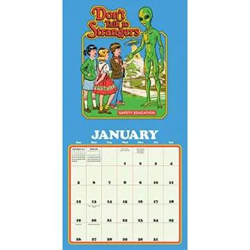 The Darker Side of Childhood: A Fiendishly Funny 2020 Wall Calendar