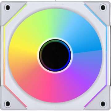 Lian-Li UNI FAN SL-Infinity 120mm ARGB Case Fan with Controller, 3-Pack - White
