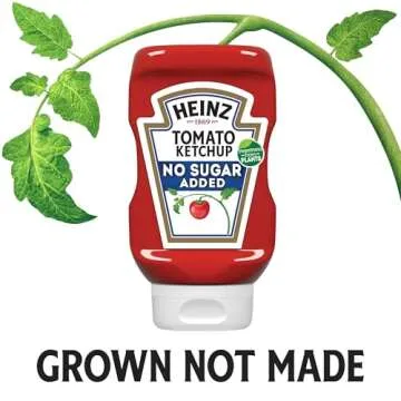 Heinz Tomato Ketchup with No Sugar Added, 13 oz Bottle