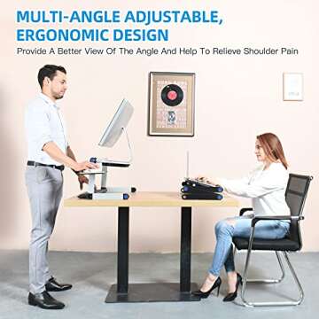 Adjustable Aluminum Laptop Stand with Cooling Fan