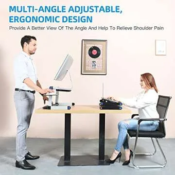 Adjustable Aluminum Laptop Stand with Cooling Fan