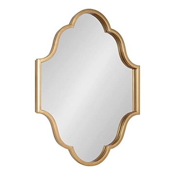 Rowla Modern Scalloped Gold Wall Mirror - Glamorous Decor