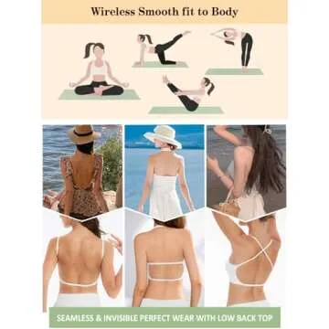 Seamless Low Back Bra for Ultimate Comfort