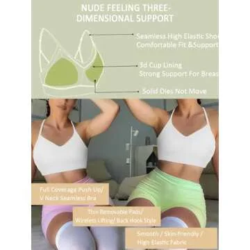 Seamless Low Back Bra for Ultimate Comfort