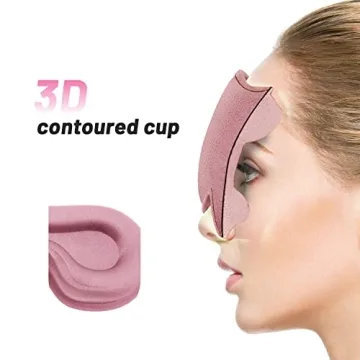 3D Sleep Eye Mask for Complete Sleep Darkness and Comfort