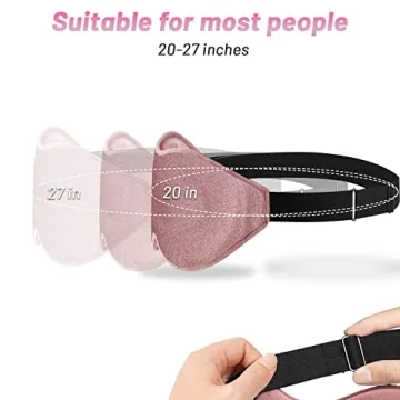 3D Sleep Eye Mask for Complete Sleep Darkness and Comfort