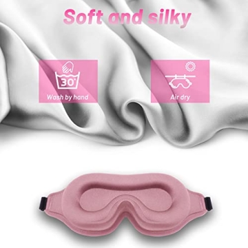 3D Sleep Eye Mask for Complete Sleep Darkness and Comfort