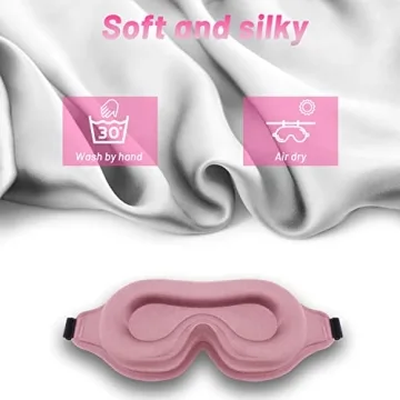 3D Sleep Eye Mask for Complete Sleep Darkness and Comfort