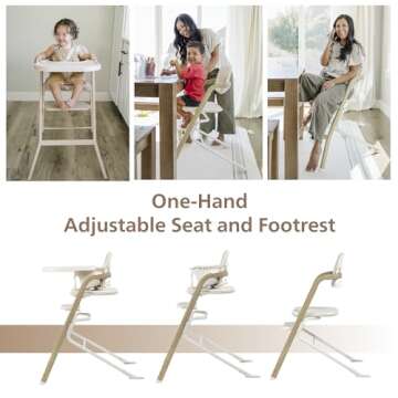 Unilove Grow with Me 2-in-1 Baby High Chair – Adjustable Toddler Chair