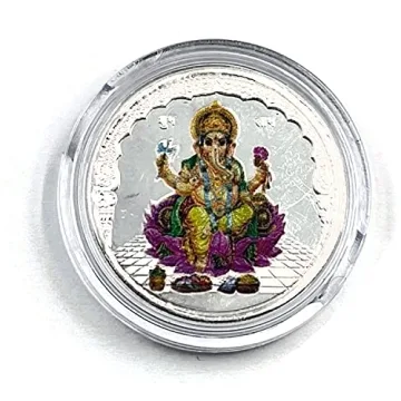 Pure Silver Ganesha Coin 10g - Perfect Gift for All Occasions
