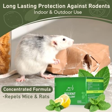 Natural Peppermint Lemon Mice Repellent Safe for Pets