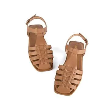 MaxMuxun Women’s Summer Roman Flat Sandals for Comfort