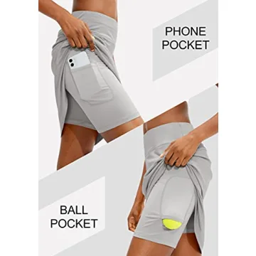 Viodia Women's Athletic Skorts with Pockets UPF50+
