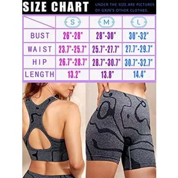 GXIN Women's Workout 2 Piece Outfits High Waist Running Shorts Seamless Gym Yoga Sports Bra Grey