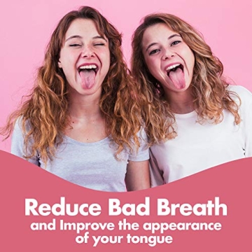 Stainless Steel Tongue Scrapers for Bad Breath & Bacteria