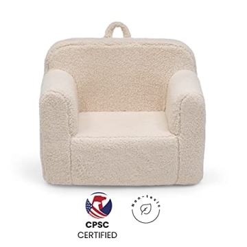 Delta Children Cozee Sherpa Chair for Toddlers - Comfy & Stylish