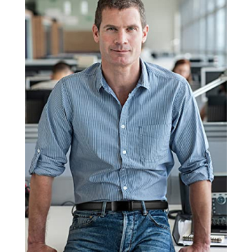 BOSTANTEN Men's Leather Adjustable Ratchet Belt