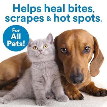 SkinSmart Antimicrobial Skin and Wound Care for Pets, Removes Bacteria to Promote Healing and Reliev...