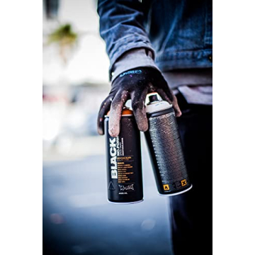 Montana Cans BLACK Spray Paint 400ml For Creativity