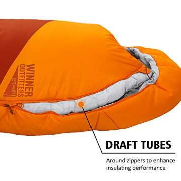 Winner Outfitters Mummy Sleeping Bag for Colder Climates