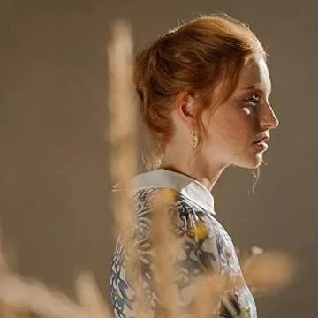 Moodear Larkspur Flower Earrings - Elegant Birthday Gift for Her