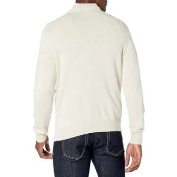Amazon Essentials Men's V-Neck Sweater (Available in Big & Tall), Oatmeal Heather, X-Large