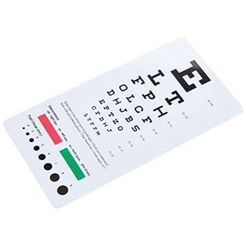 Prestige Medical PRE3909 Snellen Pocket Eye Chart