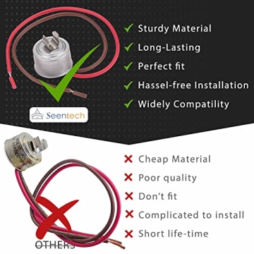 Seentech 4387503 Defrost Thermostat for Refrigerators