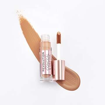 Revolution Concealer: Full Coverage & Vegan Friendly 0.14 Oz