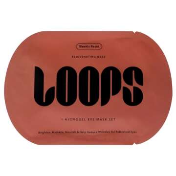LOOPS WEEKLY RESET - Rejuvenating Hydrogel Eye Mask Kit - Brighten, Hydrate, Nourish and Help Reduce...