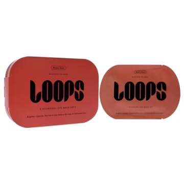 LOOPS WEEKLY RESET - Rejuvenating Hydrogel Eye Mask Kit - Brighten, Hydrate, Nourish and Help Reduce Wrinkles for Refreshed Eyes - Reduces Signs of Puffiness - For Resilient-Looking Skin - 5 Pc