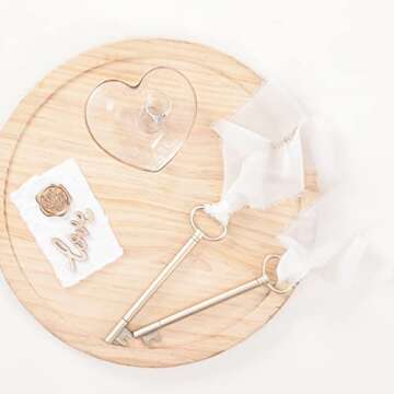 Socomi Ivory Chiffon Fringe Ribbon for Weddings and Crafts