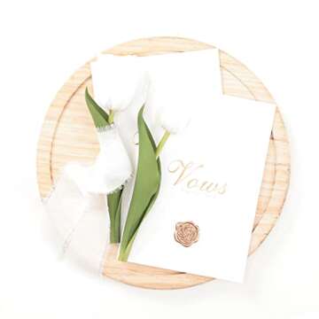 Socomi Ivory Chiffon Fringe Ribbon for Weddings and Crafts