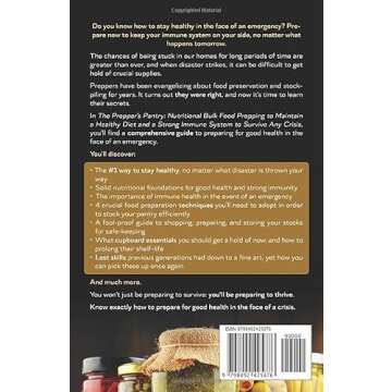 The Prepper’s Pantry: Nutritional Bulk Food Prepping to Maintain a Healthy Diet and a Strong Immun...