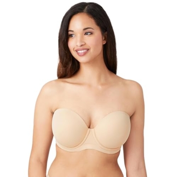 Wacoal Women's Red Carpet Strapless Bra, Natural Nude, 32DD