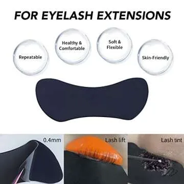 PERMANIA Lash Lift Rods, Rainbow Soft Silicone Pads L Curls for Eyelash Perm Kit 3 in 1 with Eyelash...