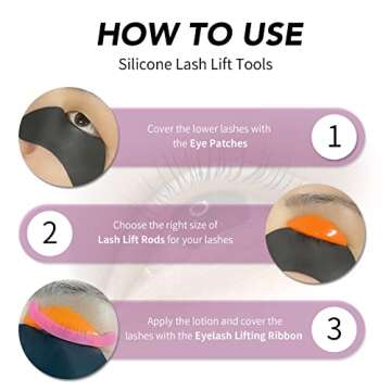 PERMANIA Lash Lift Rods for Stunning Eyelash Curls