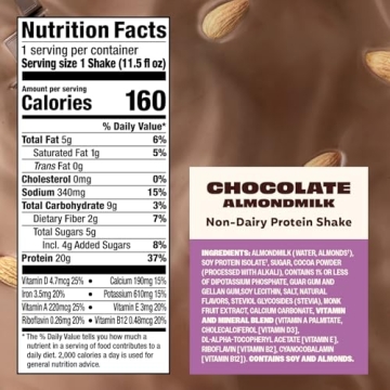 Premier Protein Almondmilk Shake – 20g Plant-Based Protein