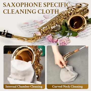 Comprehensive Alto Saxophone Maintenance Set with EVA Storage