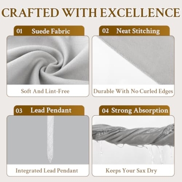 Alto Saxophone Cleaning Kit for Musicians and Students