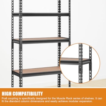 Post Coupling for Muscle Rack - Strong & Easy Installation